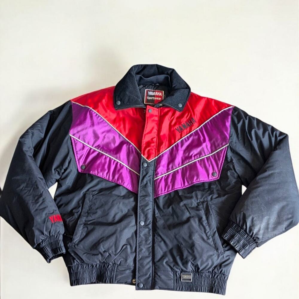 Yamaha Sportswear vintage puffer bomber jacket rare